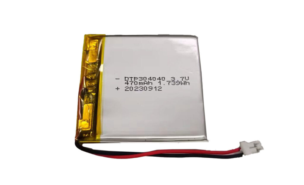 DTP304040 470mAh 3.7V低溫聚合物鋰電池